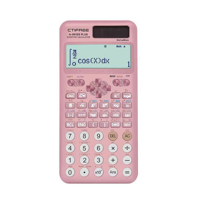 FC-991ES PLUS Scientific Calculator – 417-Function Math Calculator with 10+2 Digit Display, Dual Power for Students & School