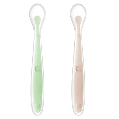 Soft Silicone Baby Feeding Spoon – Gentle Training Spoon for Infants, Toddlers & Baby-Led Weaning