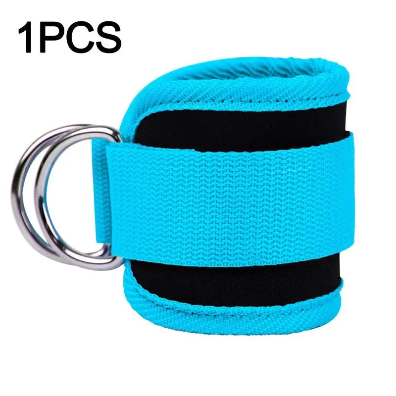 Juego de bandas de resistencia con tobilleras – Bandas elásticas de fitness con accesorios de tobillo para gimnasio, yoga, entrenamiento de fuerza y ejercicio en casa