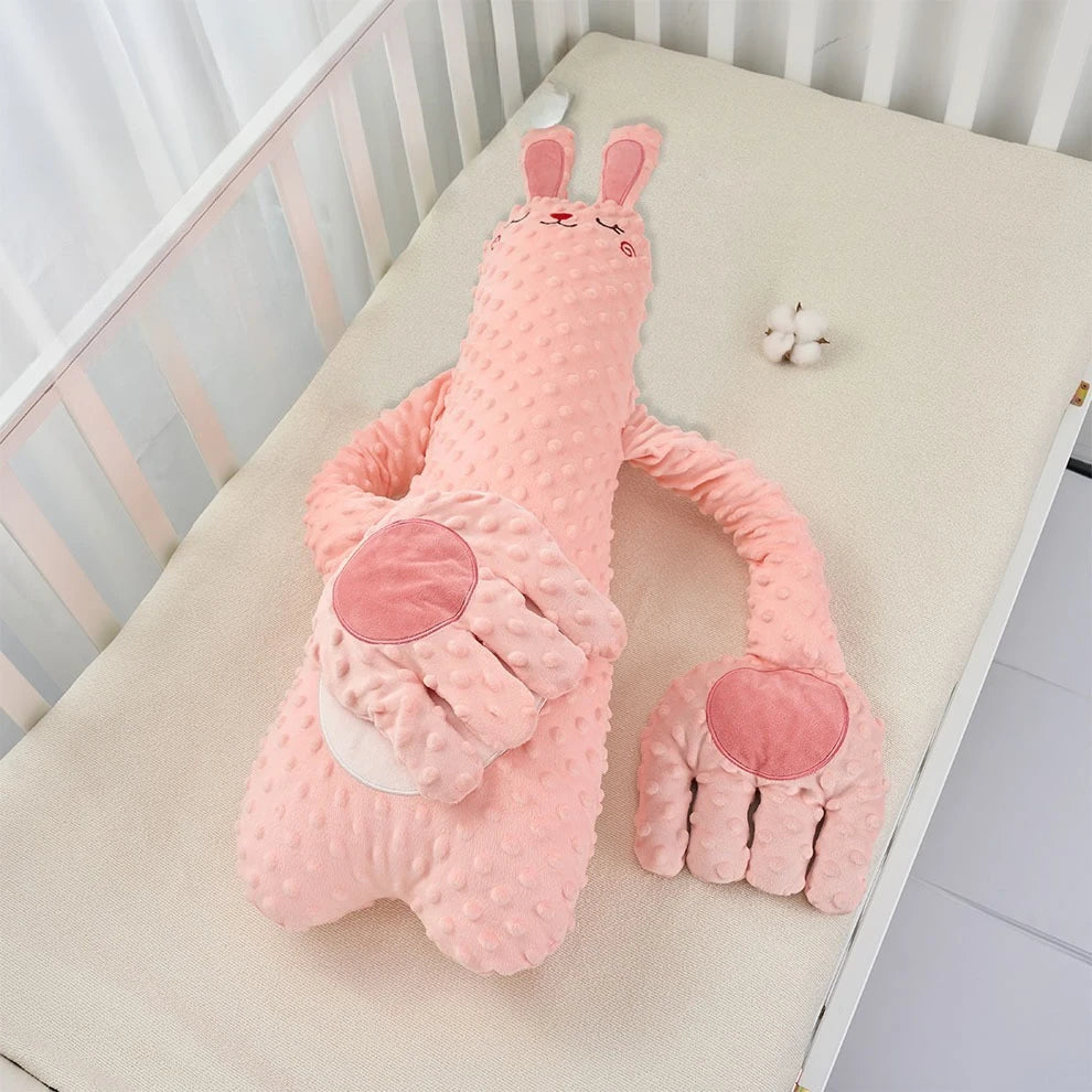 Oreiller de sommeil électrique pour bébé avec télécommande – Oreiller apaisant en forme de main et poupée tapotante pour le confort du sommeil des nouveau-nés
