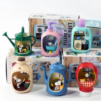 Re-Ment Snoopy Life in a Bottle Blind Box – Collectible Mystery Anime Figure Model Toy & Display Ornament