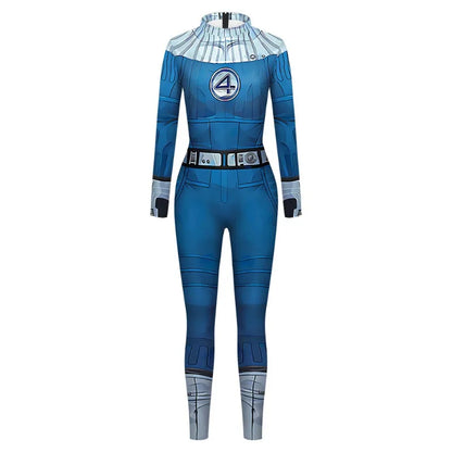 Fantastic Four Cosplay Bodysuit – Susan / Reed Richards Zentai Jumpsuit (Halloween Catsuit Costume)