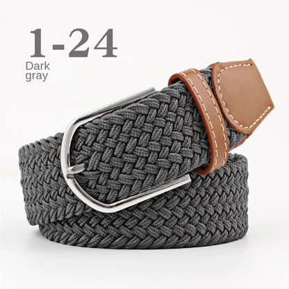 Unisex Canvas Belt Adjustable Nylon Waist Belt for Jeans, Casual & Outdoor Wear (107/120cm)