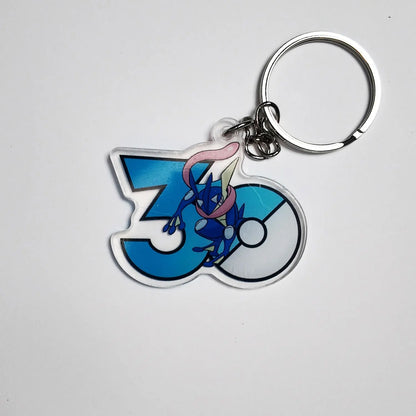 Pokémon 30th Anniversary Acrylic Keychain – Captain Pikachu, Eevee & Eeveelutions (50 Styles)