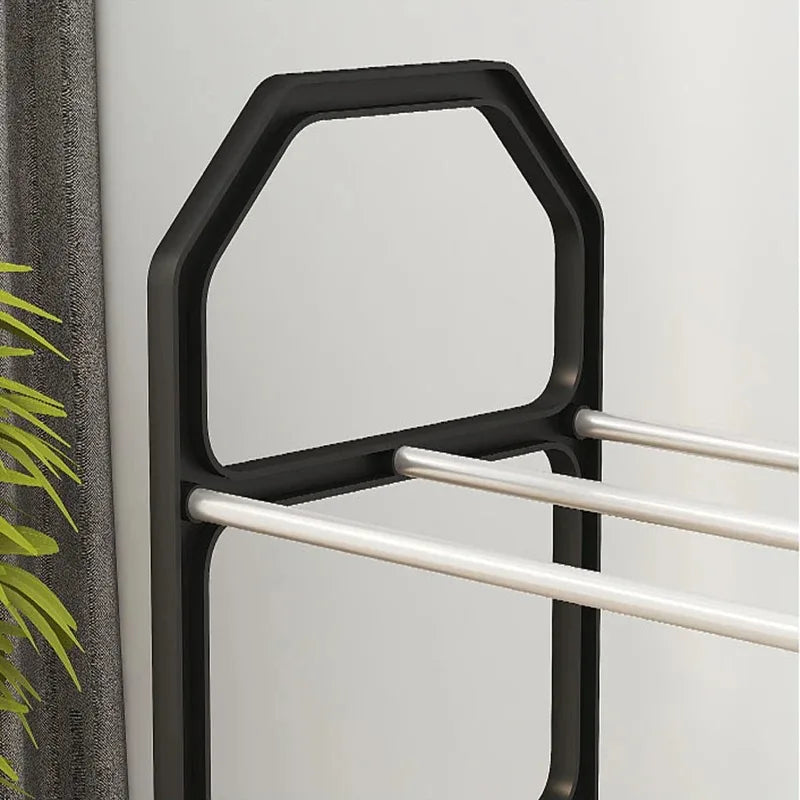 4-Tier Shoe Rack Organizer Multi-Layer Storage Shelf for Entryway, Closet & Dorm