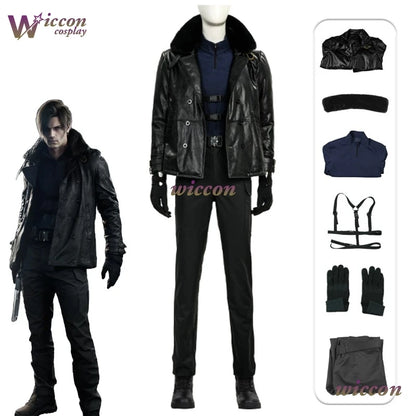 2026 Unisex Cosplay Costume Set – Coat, Elastic Pants, Belt & Gloves Adult Outfit for Convention, Gift & Roleplay