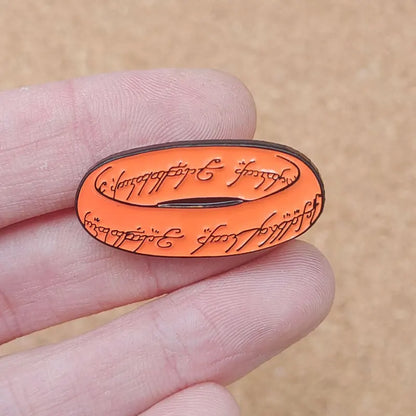 Durin's Doors Enamel Pin Brooch – Fantasy Lord Ring Inspired Lapel Badge for Women & Men | Collectible Fashion Jewelry Gift