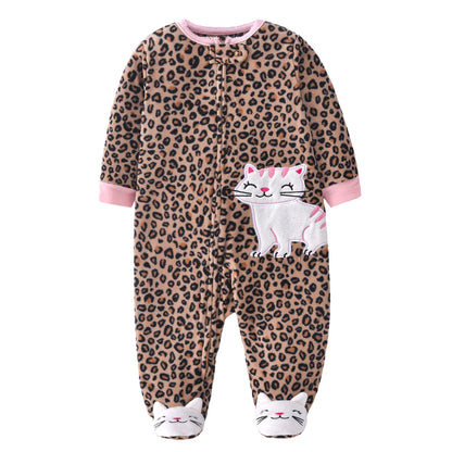 2026 Unisex Baby Fleece Romper – Warm Winter Jumpsuit for Newborn Boys & Girls, Soft Infant Clothing for Babies & Toddlers