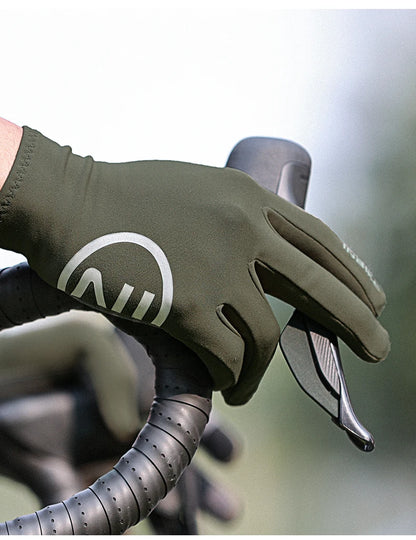 Guantes de ciclismo INBIKE 2024 – Guantes de bici de forro polar con dedos completos y acolchado de gel para hombre, accesorios de invierno con pantalla táctil para ciclismo de carretera y MTB