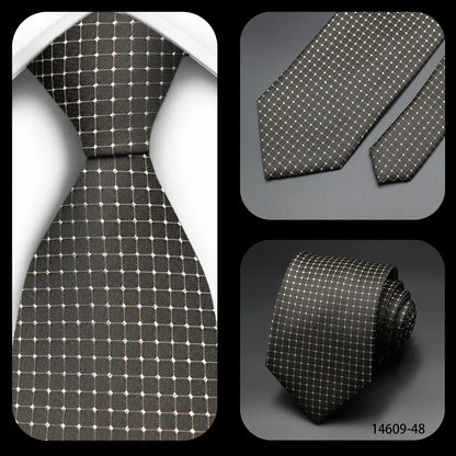 Corbata Floral de Puntos para Hombre – Corbata Casual de Moda Azul Roja Amarilla para Negocios, Bodas y Ocasiones Formales | Accesorio de Regalo