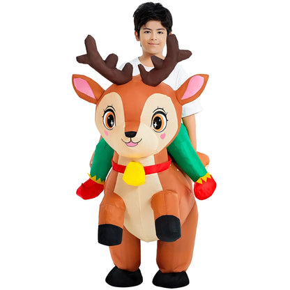 Kids’ Dinosaur Inflatable Costume – Fun Cosplay Party Outfit for Boys & Girls, Halloween, Christmas, Purim & Dress-Up Events
