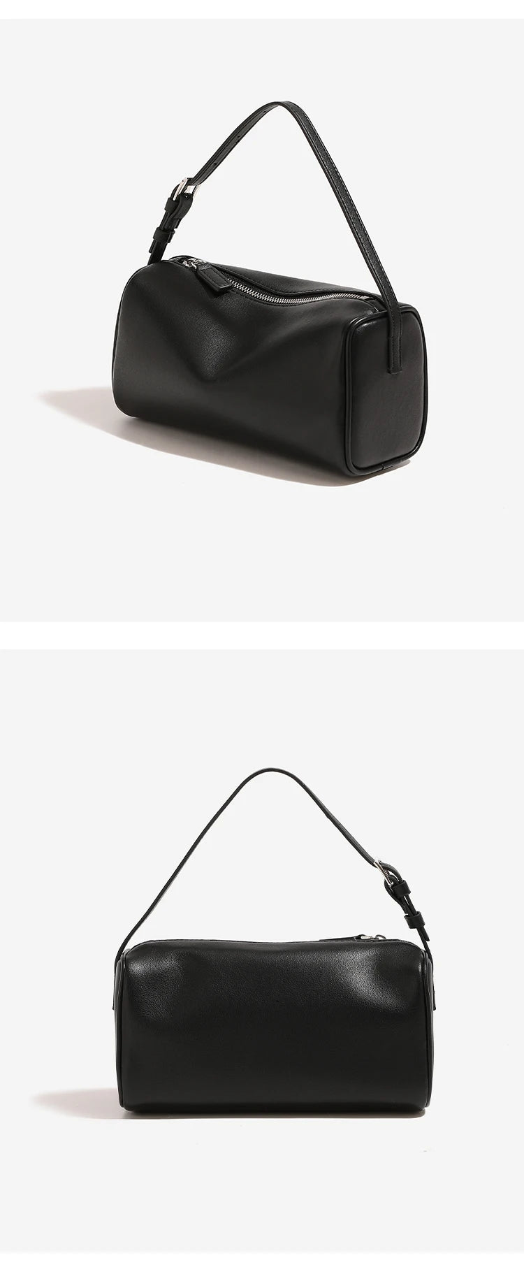 Bolso bandolera retro de cuero dividido de los 90 para mujer – Mini bolso de hombro de lujo 2026, bolso de moda de gamuza de piel de vaca suave con correa de un solo hombro para estilo casual y vintage