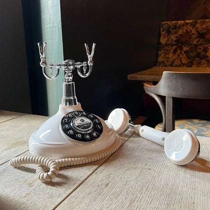 Retro Wedding Voice Guestbook Phone – Classic Vintage Telephone Audio Guestbook for Weddings, Birthdays, Parties & Confessional Messages