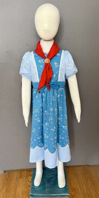 Holly Wheeler Cosplay Costume – Season 5 Inspired Dress, Scarf & Hooded Cloak Outfit for Halloween, Party & Stage Performance