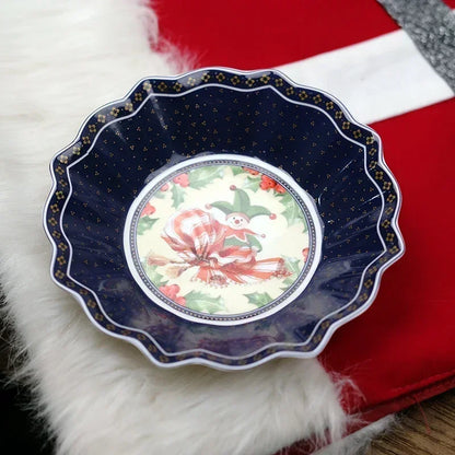 VB Cutlery Christmas Series Dining Collection – Decorative Plates, Deep Soup Bowls, Sugar Pots & Storage Containers