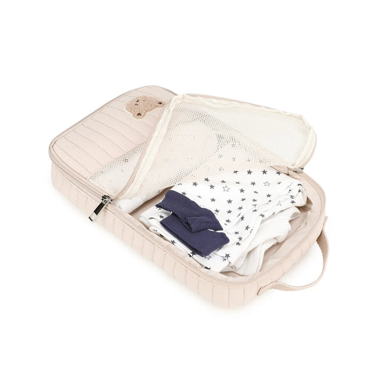Bonito organizador de pañales para bebé – Bolsa de almacenamiento para cochecito para pañales, ropa, viajes y artículos esenciales de guardería