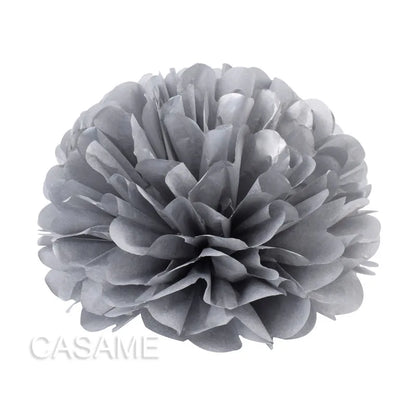 5PCS Tissue Paper Pom Poms – 4–12 Inch Paper Flower Balls for Weddings, Birthdays & Party Decorations