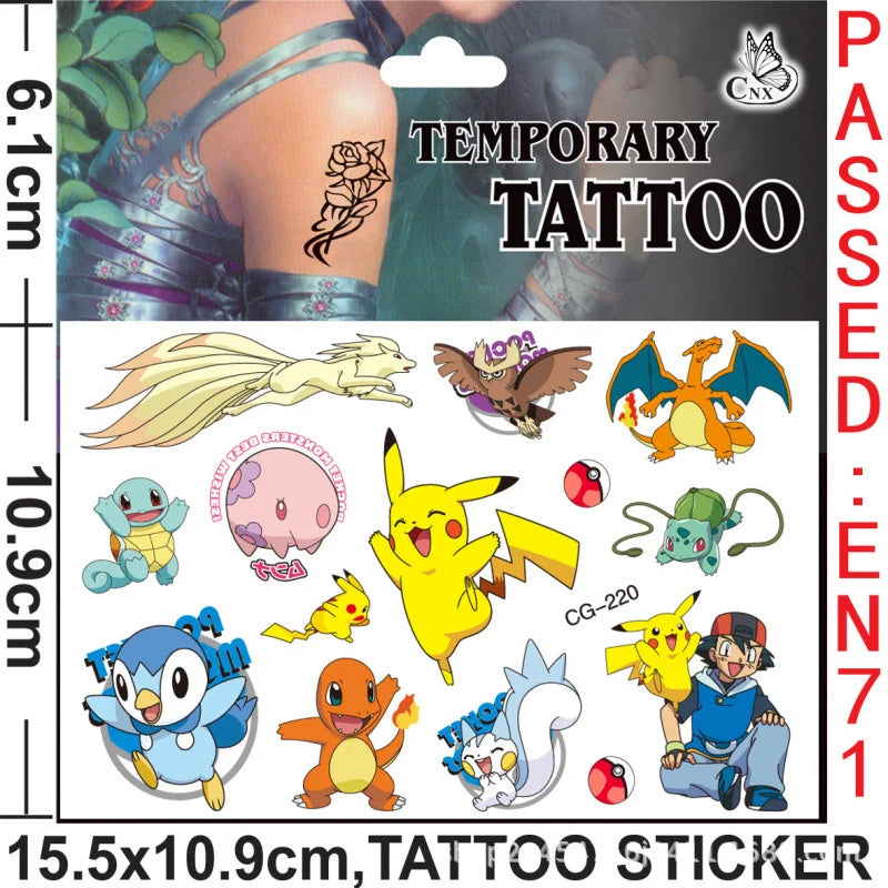 Pokémon Birthday Party Decorations Set – Balloons, Keychains, Napkins, Stickers, Tableware, Plates & Tablecloth Party Supplies & Favors
