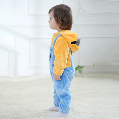 Nemo Baby Romper Onesie – Cute Hooded Cartoon Pajamas & Cosplay Costume for Newborn Boys & Girls
