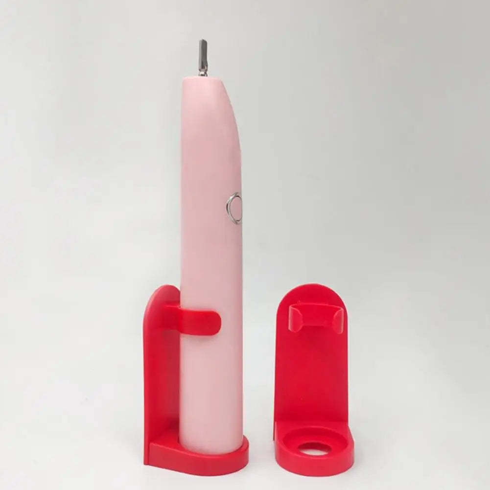 Soporte de Cepillo de Dientes Eléctrico Montado en la Pared – Estante de Plástico para Cepillos de Dientes de Baño, Organizador de Almacenamiento para Maquinillas de Afeitar, Accesorio de Baño que Ahorra Espacio para la Organización del Hogar y la Ducha