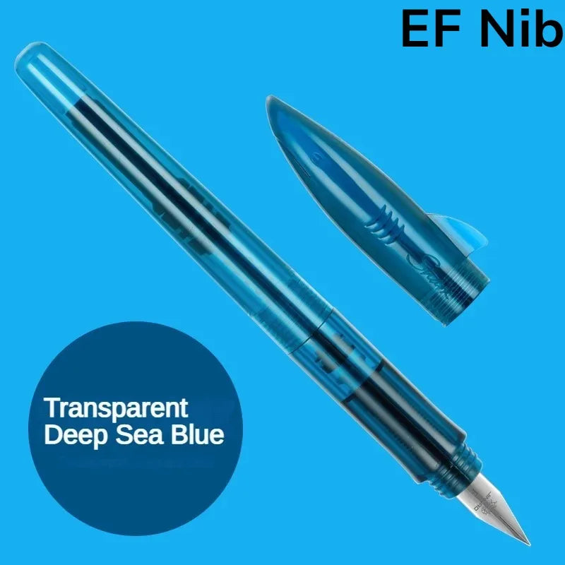 Stylo-plume Jinhao Shark – Stylo-plume à plume fine de 0,5 mm pour la calligraphie, l'écriture, le travail de bureau, les fournitures scolaires et la papeterie étudiante