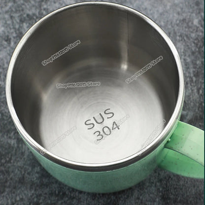 Pokémon Stainless Steel Mug – Pikachu, Snorlax & Eevee Cartoon Drink Cup