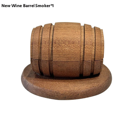 Cocktail Smoker Kit with Apple, Cherry, Oak & Pecan Wood Chips – Whiskey Drink Smoker with Wooden Smoking Hood for Bar & Kitchen