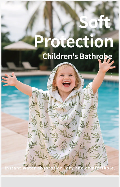 Happyflute Baby Hooded Towel – Ultra Soft Microfiber Quick Dry Bath Towel for Infants, Toddlers & Kids