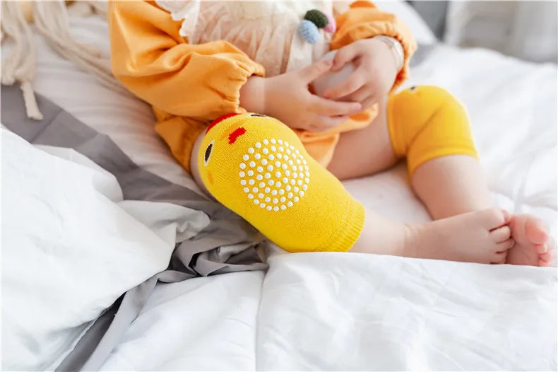 Rodilleras Antideslizantes para Bebés – Protectores de Algodón para Gatear de 0 a 3 Años, Mangas Acolchadas para Codos de Recién Nacidos, Rodilleras para Niños y Niñas, Accesorios Suaves de Protección para Gatear