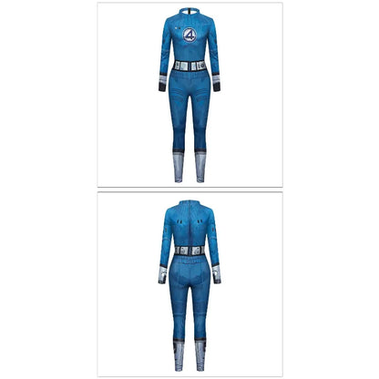 Fantastic Four Cosplay Bodysuit – Susan / Reed Richards Zentai Jumpsuit (Halloween Catsuit Costume)
