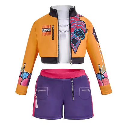 Kids Cosplay Costume Set – Cartoon Anime Stage Performance Outfit for Girls, Movie Roleplay Party Clothing (Ages 3–12 Years)