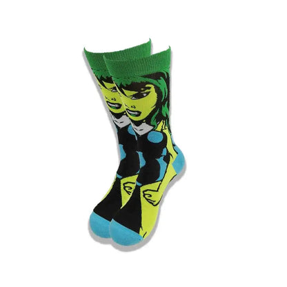 Funny Cartoon Character Socks – High-Quality Comfortable Novelty Socks for Men & Women, Latest Design
