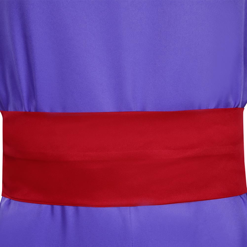 Dragon Ball Gohan Inspired Cosplay Costume – Men’s Jumpsuit Outfit Set with Belt, Shoes & Boots for Halloween, Carnival & Party Roleplay