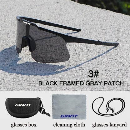 Cycling Sports Sunglasses – Giant UV400 Protective Glasses with Anti-Fog Lenses & Protective Case for Men & Women