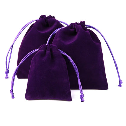 Sachets Cadeaux en Velours (10 pièces) – Pochettes Souples pour Bijoux (Bagues, Boucles d'Oreilles, Colliers), Petits Cadeaux, Faveurs de Mariage et Emballages de Noël