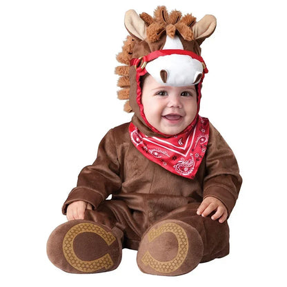 Kids Animal Halloween Costume – Baby & Toddler Fancy Dress Cosplay Outfit for Boys & Girls, Horse, Shark, Bear, Giraffe & Spider