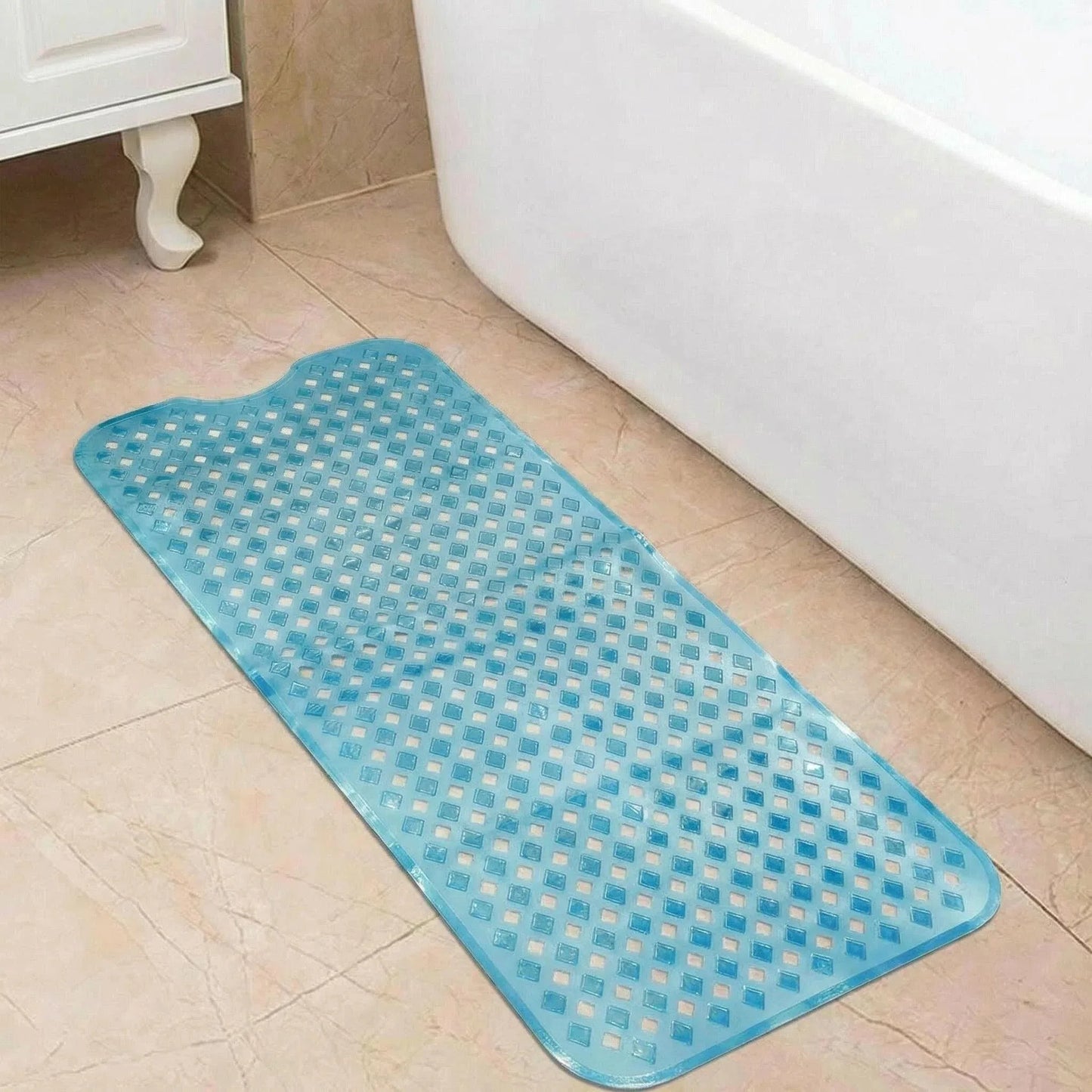 Cartoon Extra-Long Bathtub Mat 40x100cm – Non-Slip Shower & Bath Mat with Suction Cups and Drain Holes
