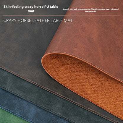 Waterproof PU Leather Desk Mat - Large Non-Slip Mouse Pad & Keyboard Desk Protector for Laptop, Office & Gaming