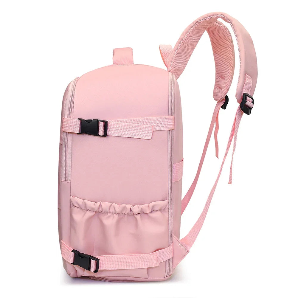 Travel Boarding Backpack – Large-Capacity Lightweight Multi-Functional Laptop Bag for Short Trips, Leisure Travel & Carry-On Use
