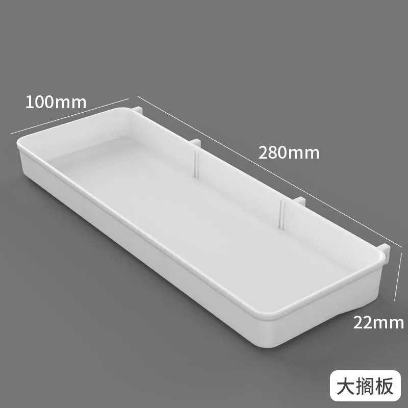 Organizador de pared de tablero perforado sin taladros – Panel de almacenamiento modular con estantes y accesorios para cocina, baño y sala de juegos