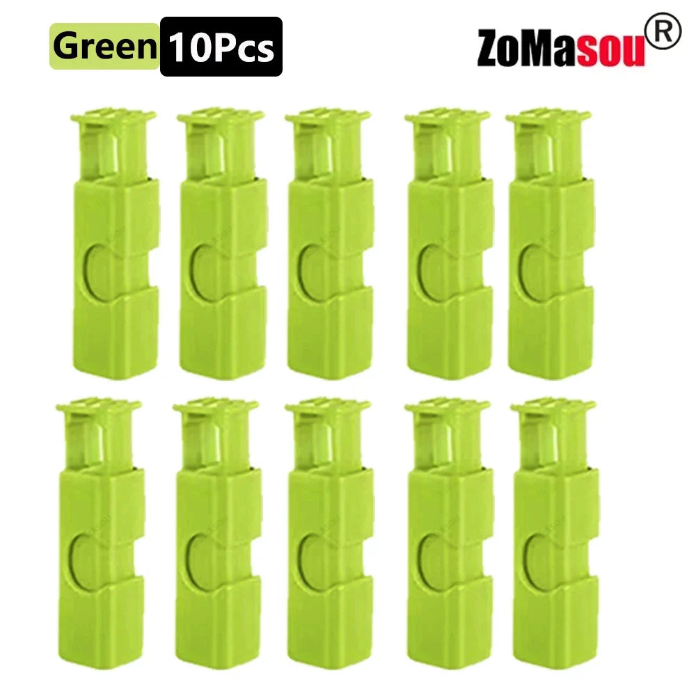 1/50PCS Reusable Food Sealing Clips – Spring Clamp Bag Clips for Bread, Snacks & Wrap Bags, Fresh-Keeping Kitchen Storage Organizer