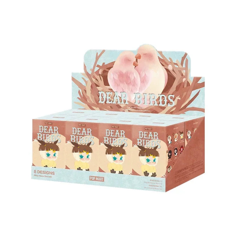 POP MART Dear Birds Series Blind Box – Figurine articulée mystère à collectionner, cadeau surprise mignon pour enfants et collectionneurs