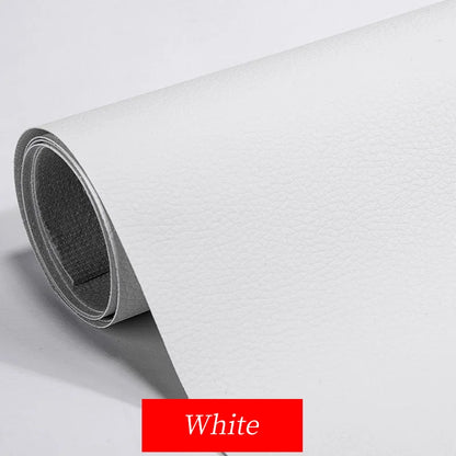 Cinta de reparación de cuero PU impermeable de 50x137cm para sofá, asientos de coche, sillas y muebles