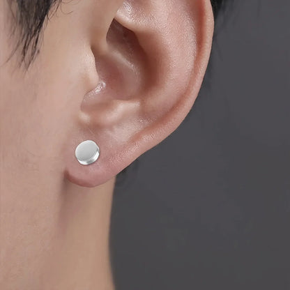 Pendientes de clip magnéticos de cristal – Pendientes de circonita sin perforación para hombres y mujeres | Joyería de moda punk