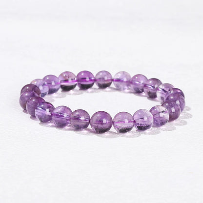 Natural Stone Beaded Bracelet – Obsidian, Fluorite, Quartz & Jasper Crystal Stretch Bracelet for Men & Women | Yoga Healing Jewelry