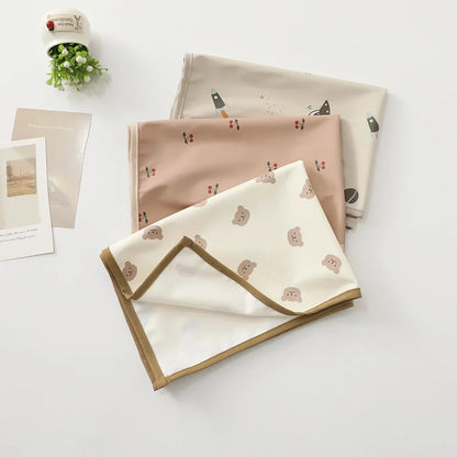 Matelas à langer imperméable réutilisable – Housse de matelas à langer portable pliable pour nouveau-nés, voyages et jeux