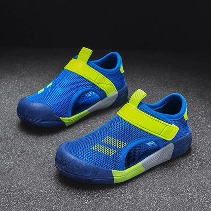 Kids Closed Toe Sport Sandals Lightweight Summer Beach Shoes for Boys & Girls