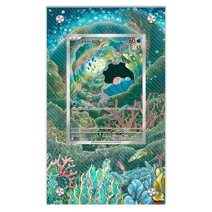 Expositor de metacrilato para cartas Pokémon – Psyduck, Bulbasaur, Mewtwo, Charmander y soporte protector para cartas de personajes