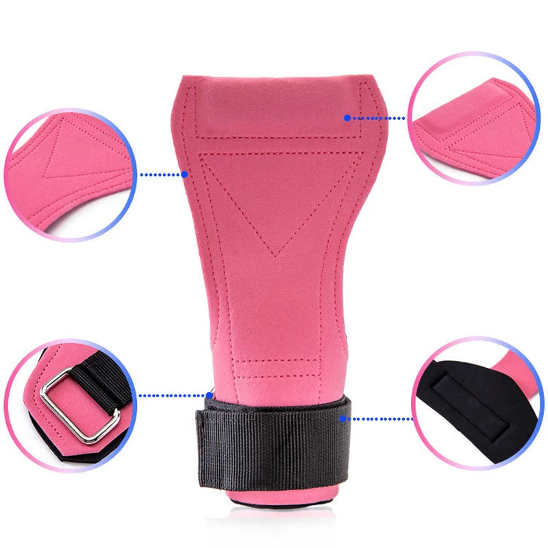 Thick Palm Protectors for CrossFit & Gymnastics – Non-Slip Weightlifting Gloves for Pull-Ups, Bar Training & Fitness