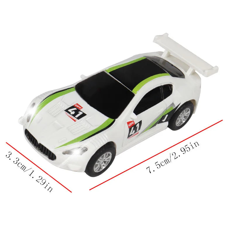 Voiture de slot analogique 1:64 pour Carrera GO et Scalextric – Voiture de course électrique à grande vitesse, véhicule jouet de piste de course de police